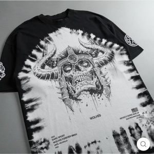 DARC SPORT UNTIL VALHALLA PT.2 “BERSERK” BLACK SHATTER SHIRT-MEDIUM